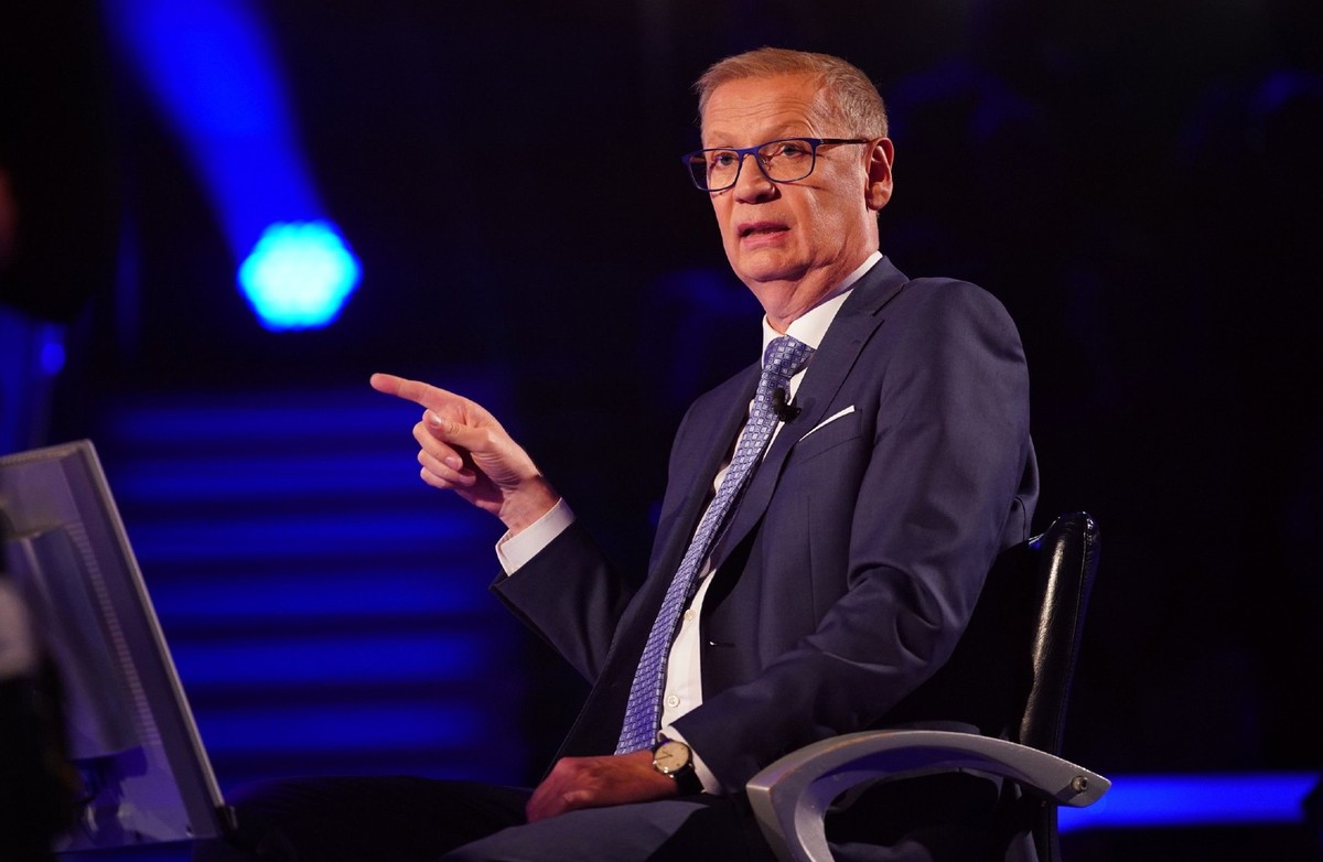 Moderator Günther Jauch

Die Verwendung des sendungsbezogenen Materials ist nur mit dem Hinweis und Verlinkung auf RTL+ gestattet.

+++ Die Verwendung des sendungsbezogenen Materials ist nur mit dem H ...