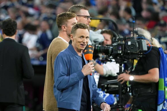Nationalmannschaft, Fussball, UEFA Euro2024, EM 2024,Deutschland-Schottland Allianzarena, München ZDF Moderator Jochen Breyer Deutschland, *** National team, football, UEFA Euro2024, EM 2024,Germany S ...