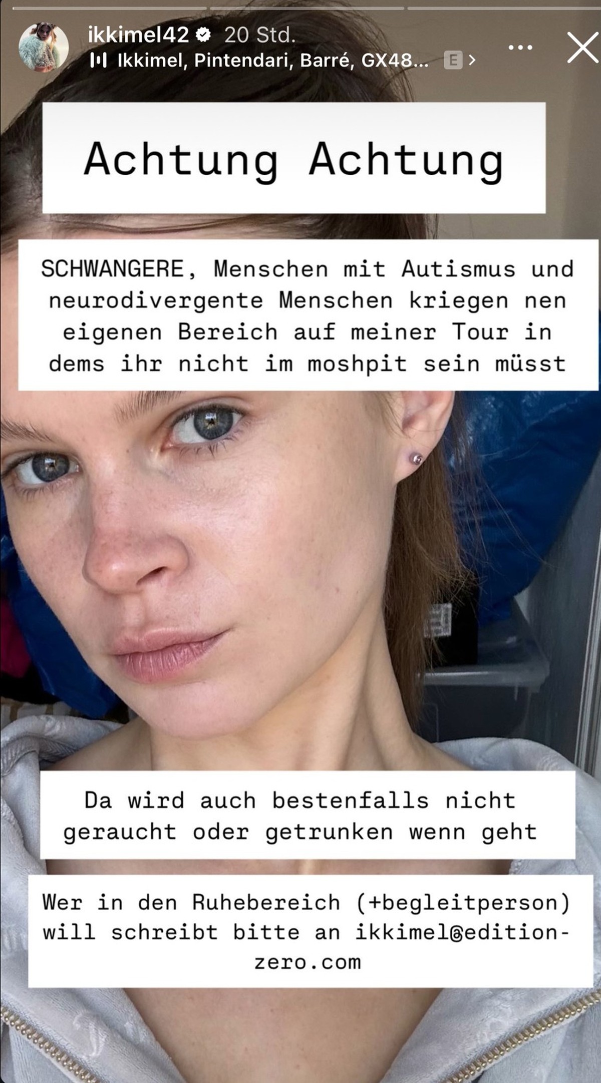Dieses Angebot gilt für Ikkimels erste Tour "Hände hoch, Hose runter".