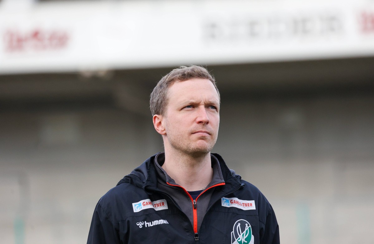 23.03.2023, Ried im Innkreis, AUT, SV Guntamatic Ried - Steyr, Testspiel, im Bild Maximilian Senft, Max Senft, Ried, Headcoach, *** 23 03 2023, Ried im Innkreis, AUT, SV Guntamatic Ried Steyr, test ma ...