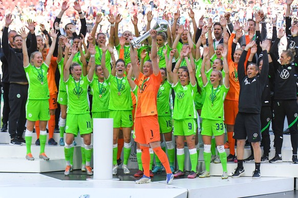 Fu�ball I Frauen I DFB-Pokal I Finale I VfL Wolfsburg - 1. FFC Turbine Potsdam I 28.05.2022 Fu�ball I Frauen I Saison 2021-2022 I DFB-Pokal I Finale I VfL Wolfsburg - 1. FFC Turbine Potsdam I 28.05.20 ...
