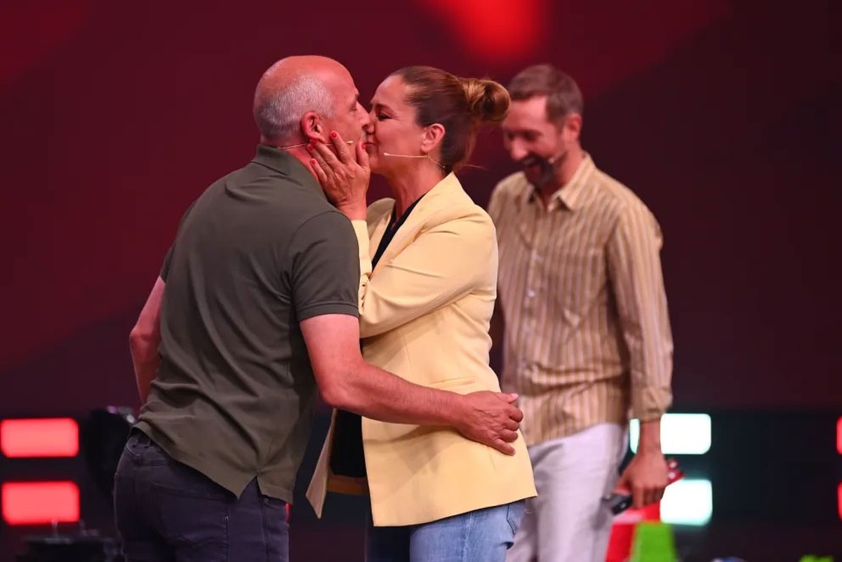 Hier zeigen sich Mario Basler und seine Doris ganz harmonisch.