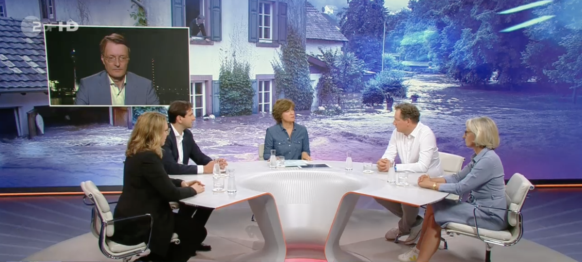 Die Talkrunde bei "Maybrit Illner".