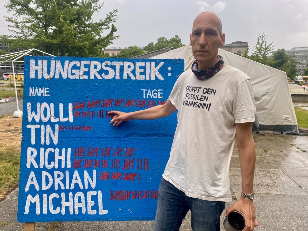 Hungerstreik Wolfgang Metzeler-Kick "Wolli" Scientist Rebellion Berlin Invalidenpark