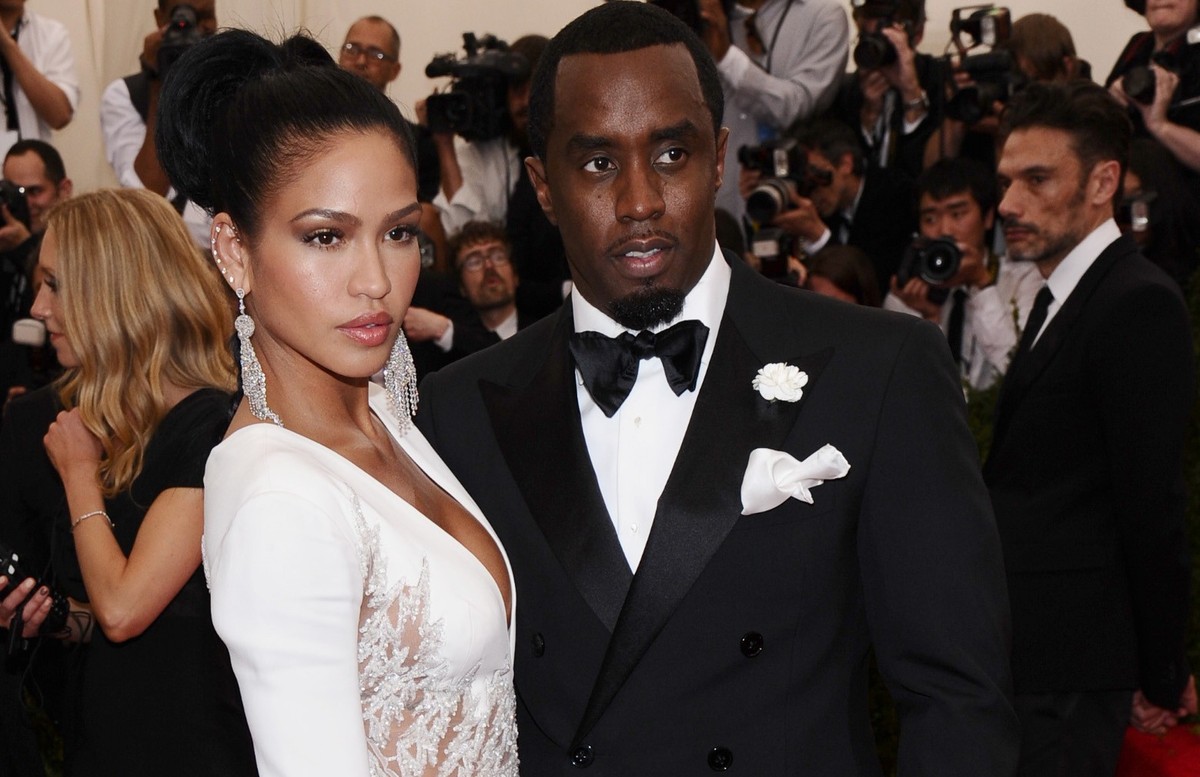 FILE - Cassie Ventura, left, and Sean "Diddy" Combs appear at The Metropolitan Museum of Art's Costume Institute benefit gala celebrating "China: Through the Looking Glass" in ...