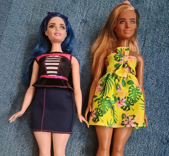 Diese Barbies sind etwas dicker als jene mit Standard-Maßen.