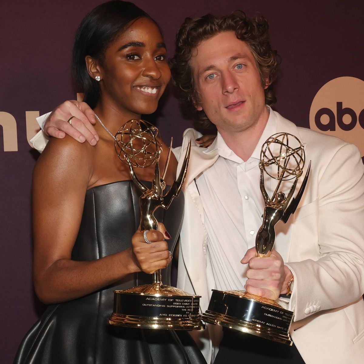 The Walt Disney Company Emmy Awards Party at Otium Featuring: Ayo Edebiri, Jeremy Allen White Where: Los Angeles, California, United States When: 15 Jan 2024 Credit: Faye s Vision/Cover Images EDITORI ...