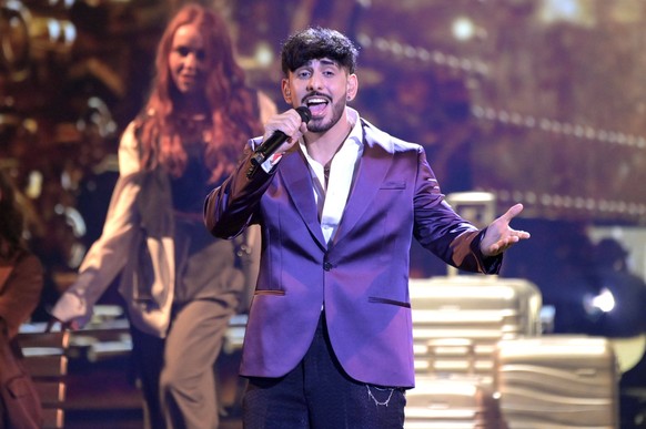 Kiyan Sepehr Yousefbeik en el estreno en vivo de la temporada 20 de RTL casting Deutschland sucht den Superstar / DSDS 2023 en MMC Coloneum.  Colonia, 1 de abril de 2023 Foto: xF.xKernx/xFuturexImage