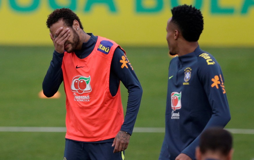 Soccer Football - After denying an accusation of rape, the Brazilian football star Neymar trains with his national team in Teresopolis, Brazil June 2, 2019 REUTERS/Ricardo Moraes