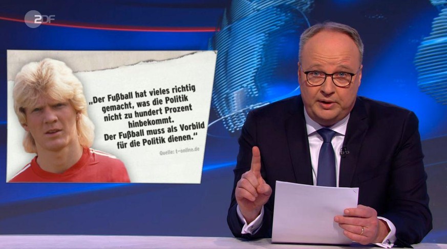 Steilvorlage für die "heute-show": Effenbergs Kolumne.