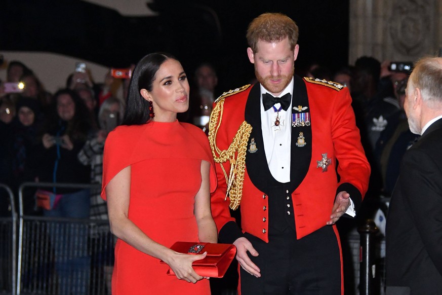 Prinz Harry und Meghan Markle beim Mountbatten Music Festival in der Royal Albert Hall in London im März 2020.