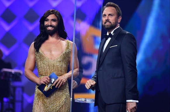 Conchita Wurst und Steven Gätjen: Die Moderatoren führten souverän durch den Abend.