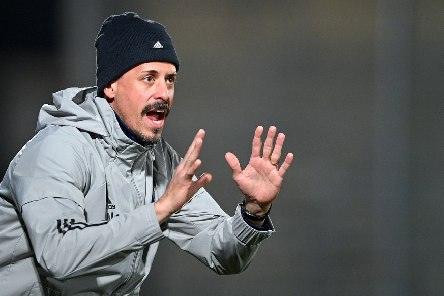 Sandro Wagner, derzeit Trainer in der Regionalliga Bayern bei Unterhaching, macht sich Sorgen um seinen Ex-Klub. 
