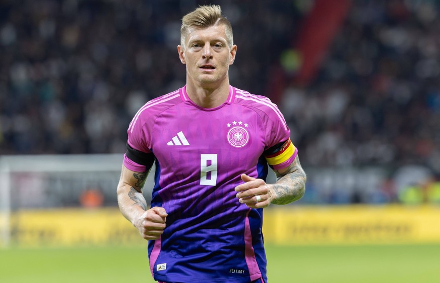 Deutschland - Niederlande, Testspiel Toni Kroos Deutschland, 8. Fußball-Länderspiel zwischen Deutschland und der Niederlande am 26. März 2024 im Deutsche Bank Park in Frankfurt am Main., Frankfurt am  ...