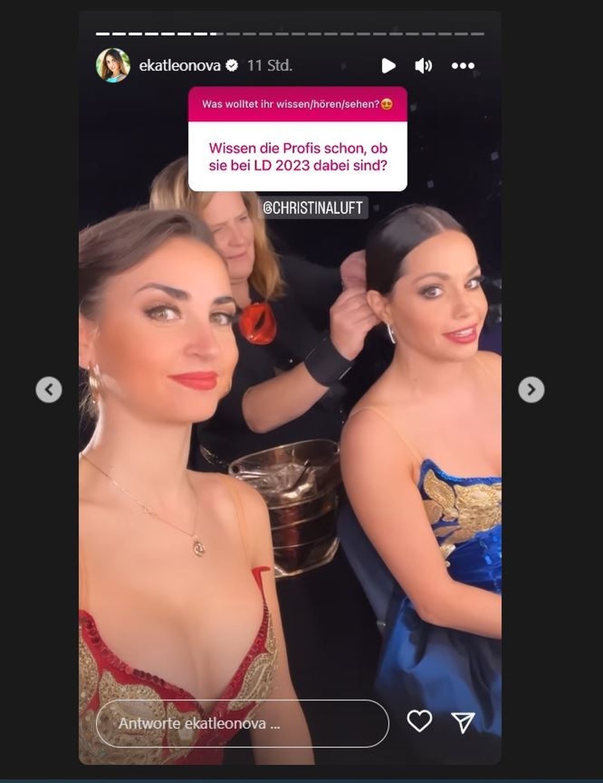 Ekaterina Leonova und Christina Luft