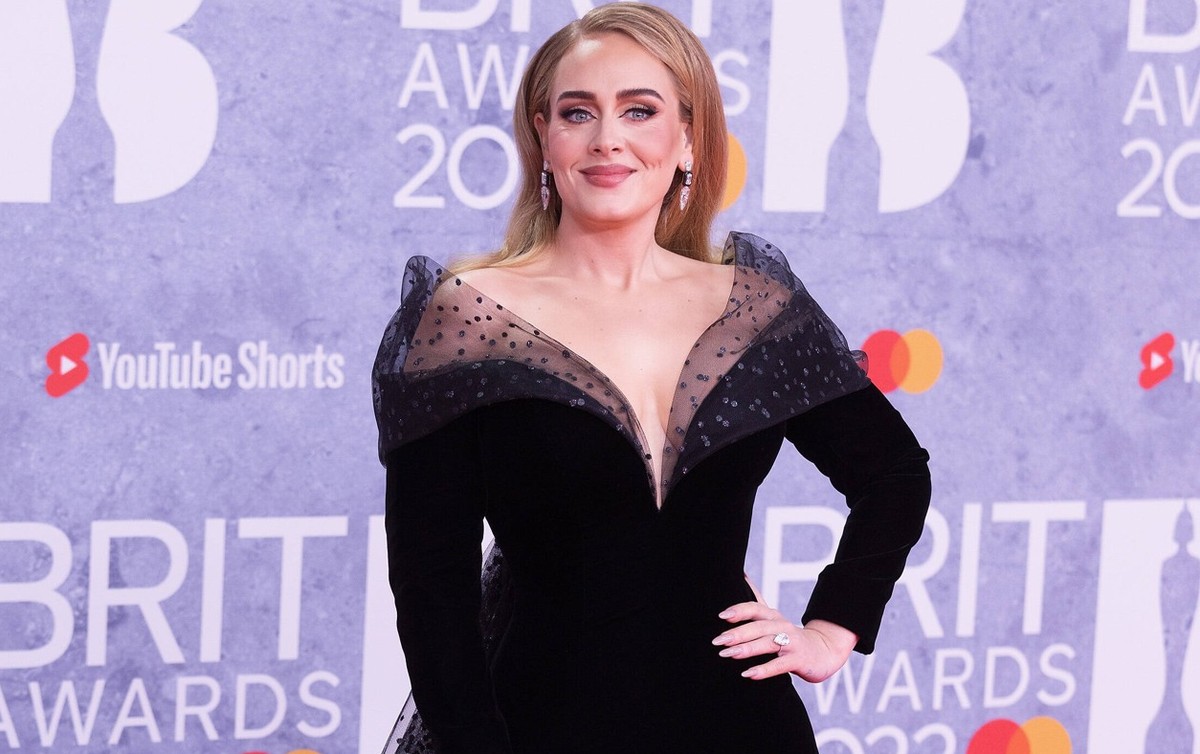 The BRIT Awards 2022 held at the O2 Arena Featuring: Adele Where: London, United Kingdom When: 08 Feb 2022 Credit: Cover Images **STRICTLY EDITORIAL USE ONLY** PUBLICATIONxNOTxINxUKxFRA Copyright: xx  ...