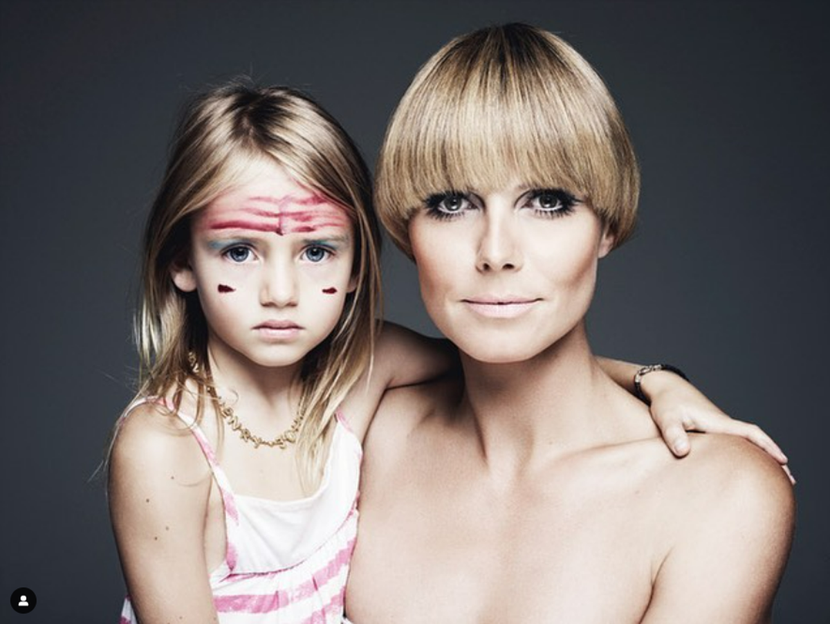 Leni und Heidi Klum standen schon früher gemeinsam vor der Kamera.