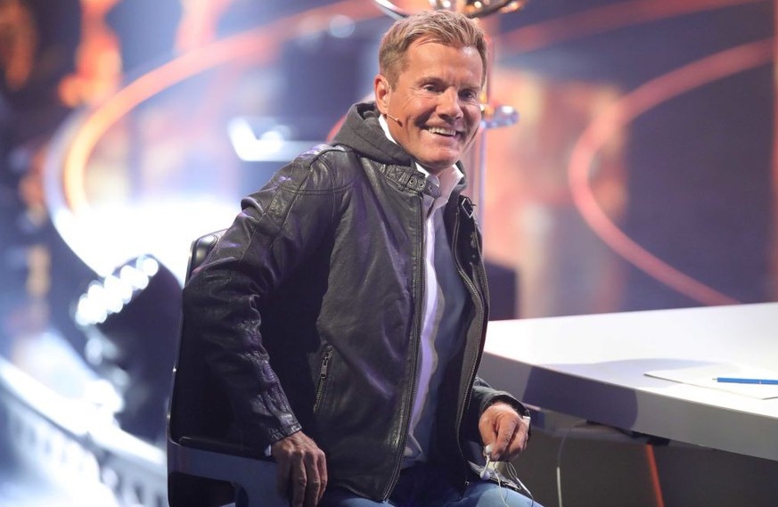 COLOGNE, GERMANY - APRIL 27: Juror Dieter Bohlen is seen during the season 16 finals of the tv competition show &quot;Deutschland sucht den Superstar&quot; (DSDS) at Coloneum on April 27, 2019 in Colo ...