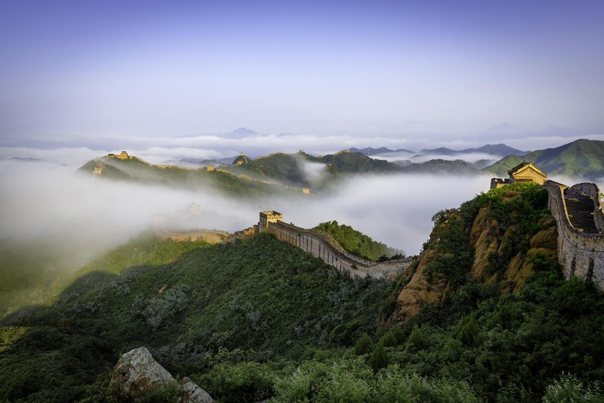 China Wald an der Mauer