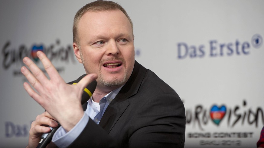 Nach Aus fuer Eurovision Song Contest: Stefan RAAB bringt Ersatz Show ins Fernsehen. Archivfoto: Stefan Raab, TV-Moderator und Jury-Mitglied, Portraet, Portrait, Einzelbild, angeschnittenes Einzelmoti ...