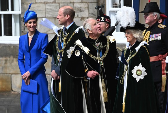 National Service of Thanksgiving and Dedication to mark the coronation of Britain s King Charles and Queen Camilla in Edinburgh, 05 July 2023 Edinburgh, UK, 05 July 2023: King Charles III, Queen Camil ...