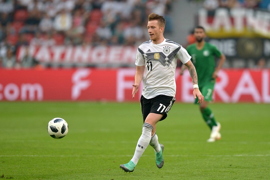 Leverkusen, Germany 08.05.2018, Freundschaftsspiele, Deutschland - Saudi-Arabien, Marco Reus (GER) in aktion ( DeFodi521 *** Leverkusen Germany 08 05 2018 International Friendlies Germany Saudi Arabia ...