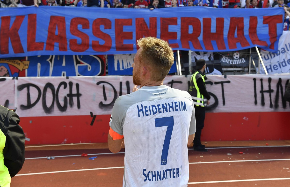 Den Klassenerhalt vor der Nase: Marc Schnatterer und Heidenheim.
