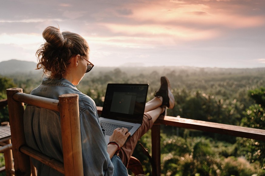 Arbeiten mit Sonnenuntergang: Für viele Reiselustige der perfekte Deal.