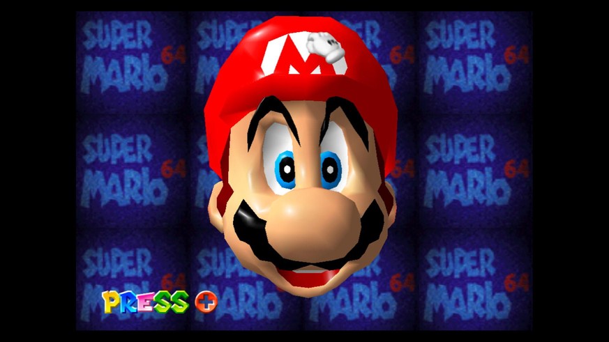 Super Mario 64 war das erste 3D-Spiel der Mario-Reihe.
