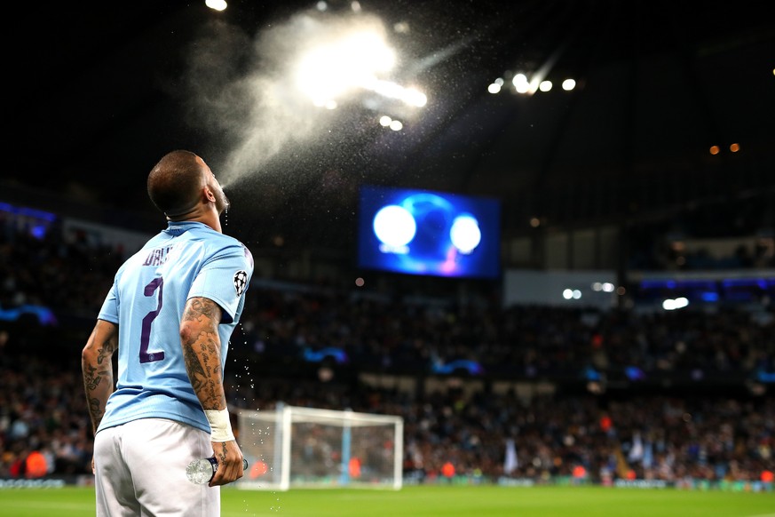 Football - 2019 / 2020 UEFA Champions League - Group C: Manchester City vs. Atalanta Kyle Walker, at the Etihad Stadium. COLORSPORT/PAUL GREENWOOD PUBLICATIONxNOTxINxUK