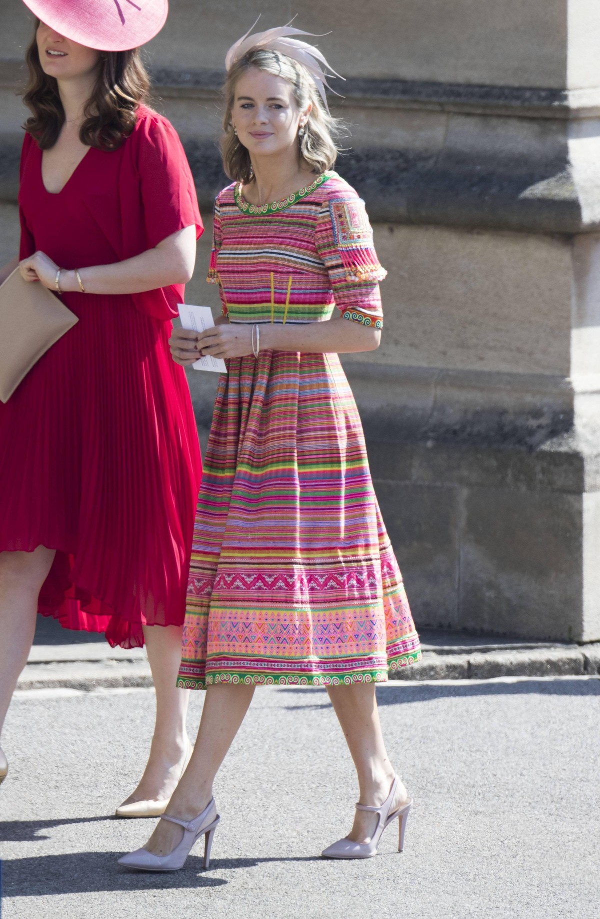 Entertainment Bilder des Tages . 19/05/2018. Windsor , United Kingdom. Prince Harry s ex girlfriend Cressida Bonas arriving for the Royal Wedding at Windsor Castle , United Kingdom. PUBLICATIONxINxGER ...