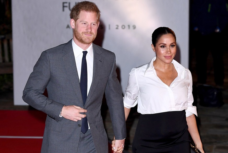 LONDON, ENGLAND - FEBRUARY 07: The Duke and Duchess of Sussex attend the Endeavour Fund awards at Drapers&#039; Hall on February 07, 2019 in London, England. (Photo by Jeff Spicer/Getty Images)