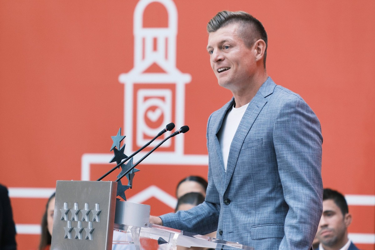 the Seven Stars of Sport Awards ceremony the Seven Stars of Sport Awards ceremony at the Royal Post Office on June 18, 2025, in Madrid, Spain. Featuring: Toni Kroos, during the Seven Stars of Sport Aw ...