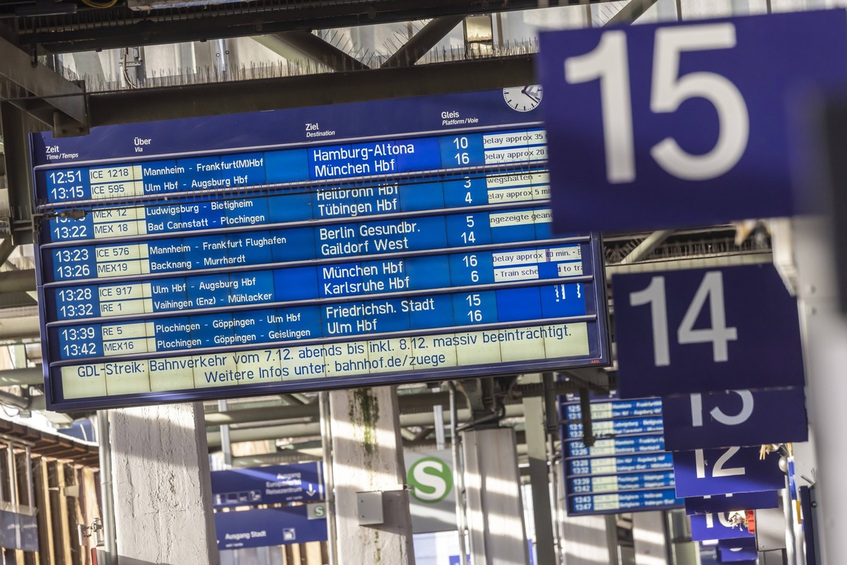 Streik bei der Bahn. Die Lokf