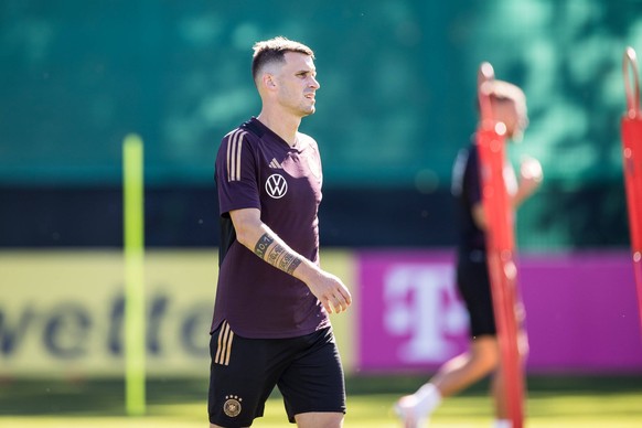 DFB A-Nationalmannschaft Herren Training 05.09.2023 Pascal Gross Deutschland DFB A-Nationalmannschaft Herren Training,Wolfsburg, Trainingsgelaende VfL Wolfsburg DFB REGULATIONS PROHIBIT ANY USE OF PHO ...