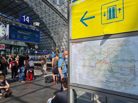 Die ganze Palette an Möglichkeiten für neun Euro – der Netzplan der DB Regio um Berlin.