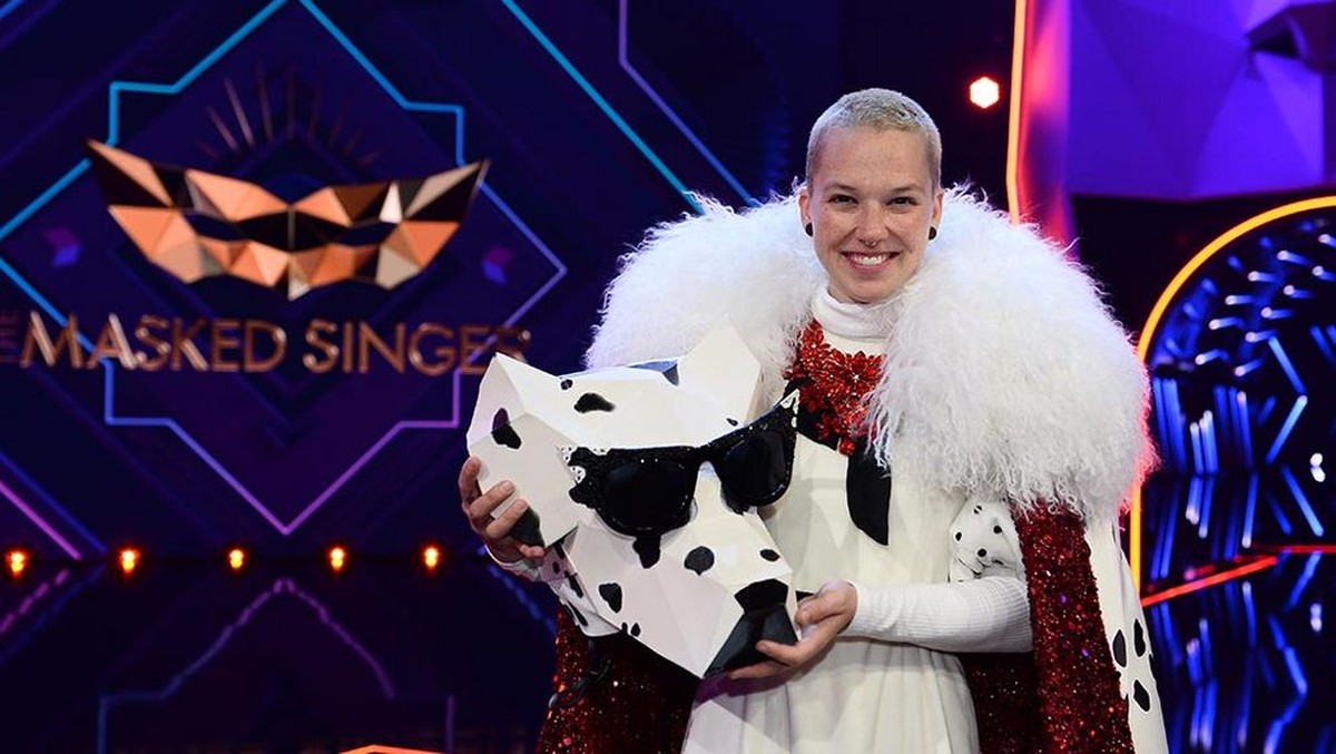Dalmatiner Stefanie Heinzmann wurde in der ersten Show enthüllt.