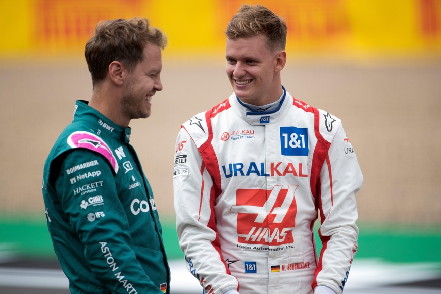Laut Kai Ebel erinnert ihn Mick Schumacher (r.) an Sebastian Vettel in dessen jungen Jahren.