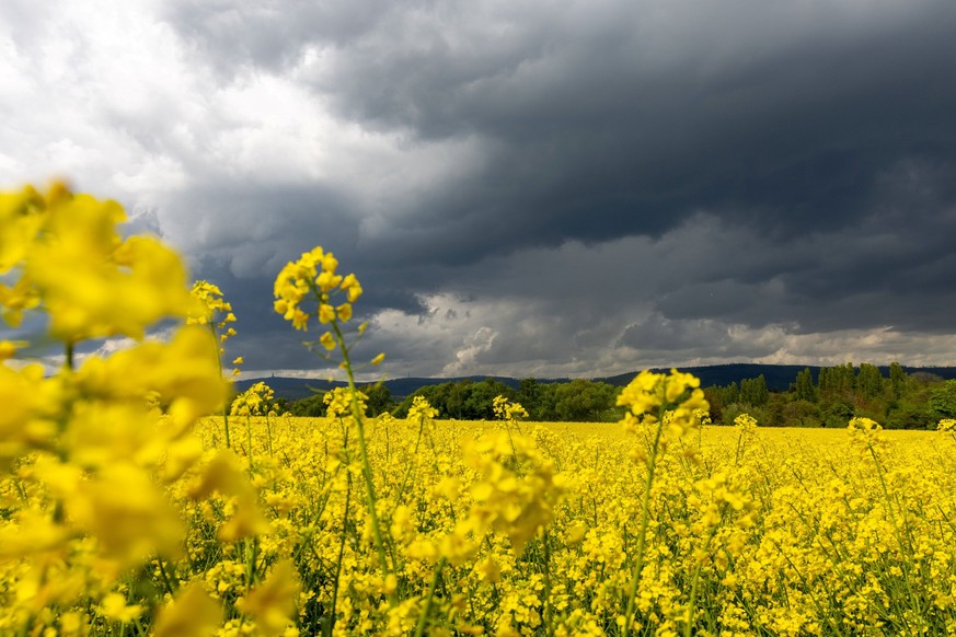 Mancherorts gibt es heftige Gewitter.