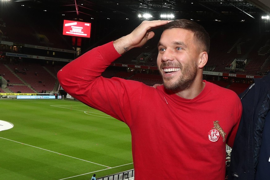 Lukas Podolski hat bis heute nicht den Kontakt zu "seinem" 1. FC Köln verloren.