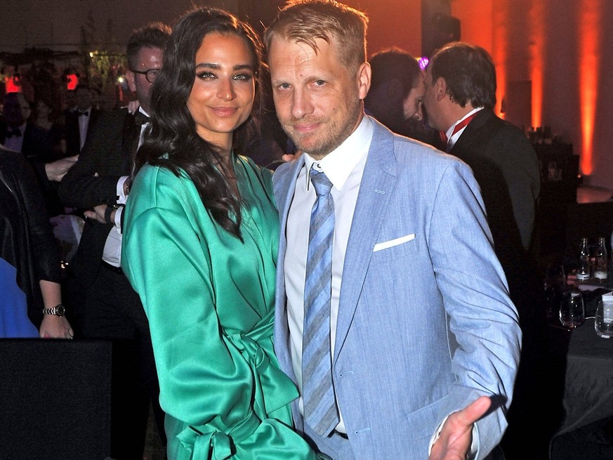 Charity-Gala. Oliver und Amira Pocher anl