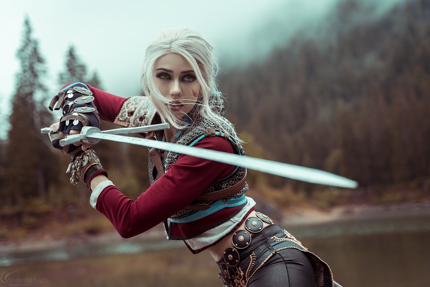 Der Charakter Siri der Serie "The Witcher" ist die Lieblings-Cosplayfigur der Streamerin Farbenfuchs.