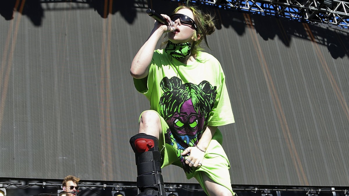 Billie Eilish live beim Daytime Village auf dem iHeartRadio Music Festival 2019 auf den Las Vegas Festival Grounds. Las Vegas, 21.09.2019 *** Billie Eilish live at Daytime Village at iHeartRadio Music ...