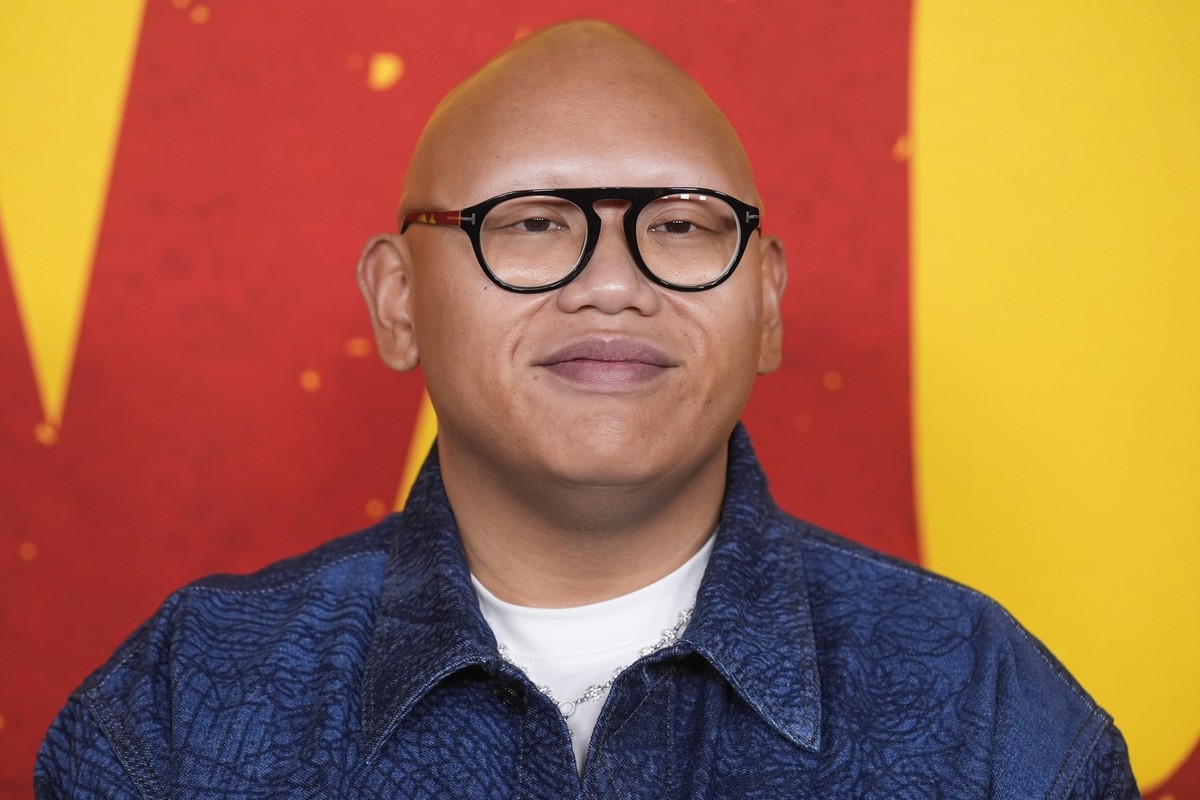 Jacob Batalon arrives at the premiere of &quot;Novocaine&quot; on Monday, March 10, 2025, at Paramount Theatre in Los Angeles. (AP Photo/Chris Pizzello)