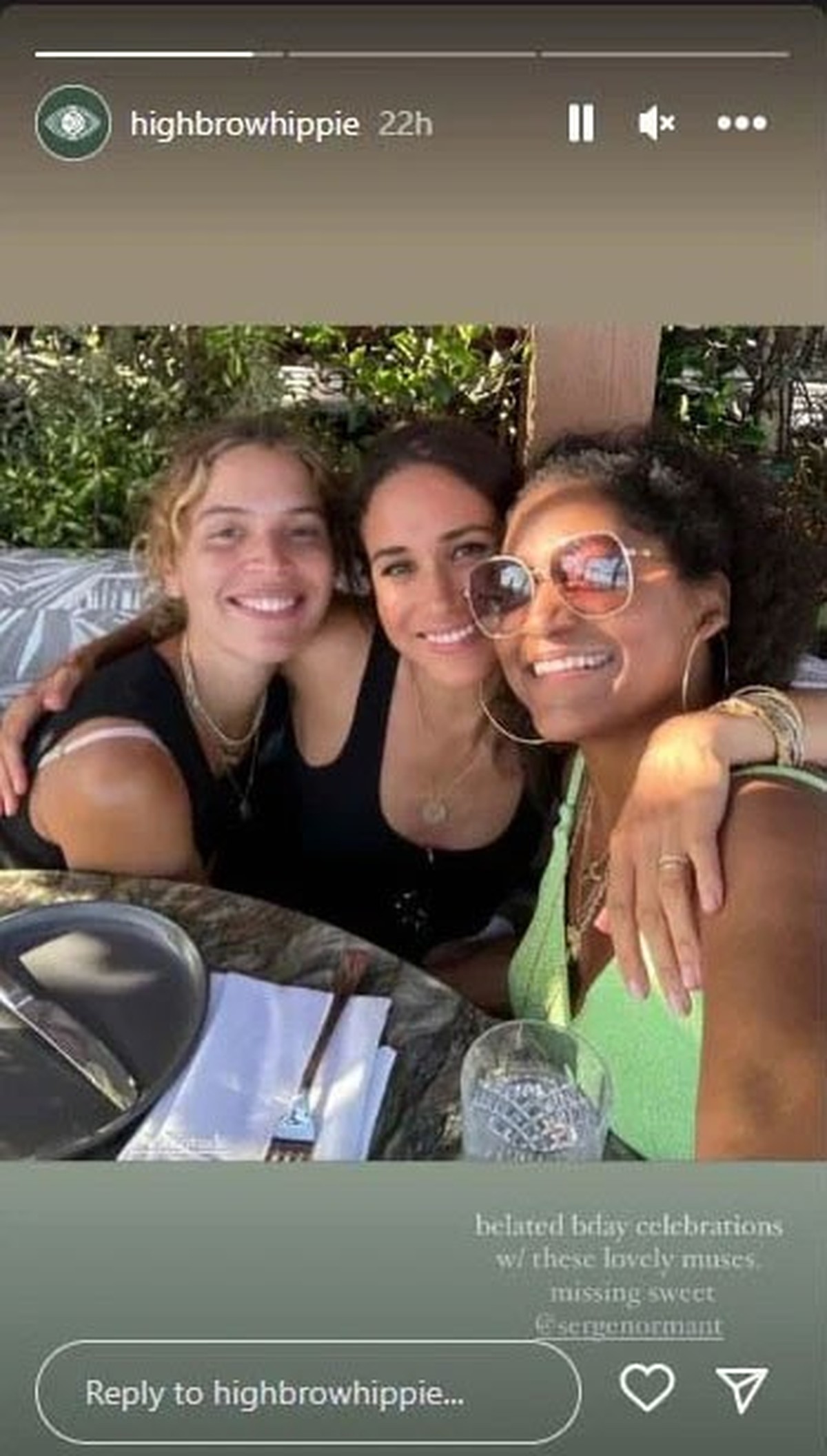 Die Stylistin Kadi Lee teilte kürzlich dieses Foto, auf dem Meghan zu sehen ist.