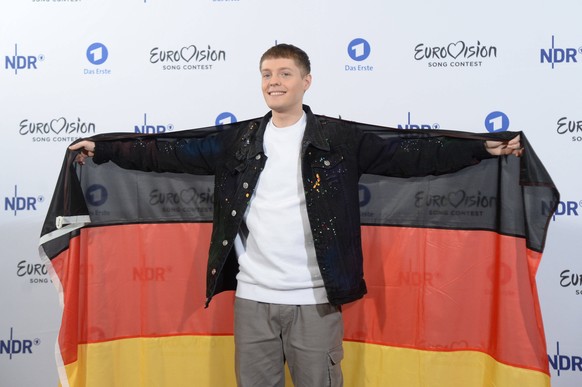 Ben Dolic: Hier freute sich der Sänger noch bei der Bekanntgabe des deutschen ESC-Kandidaten.