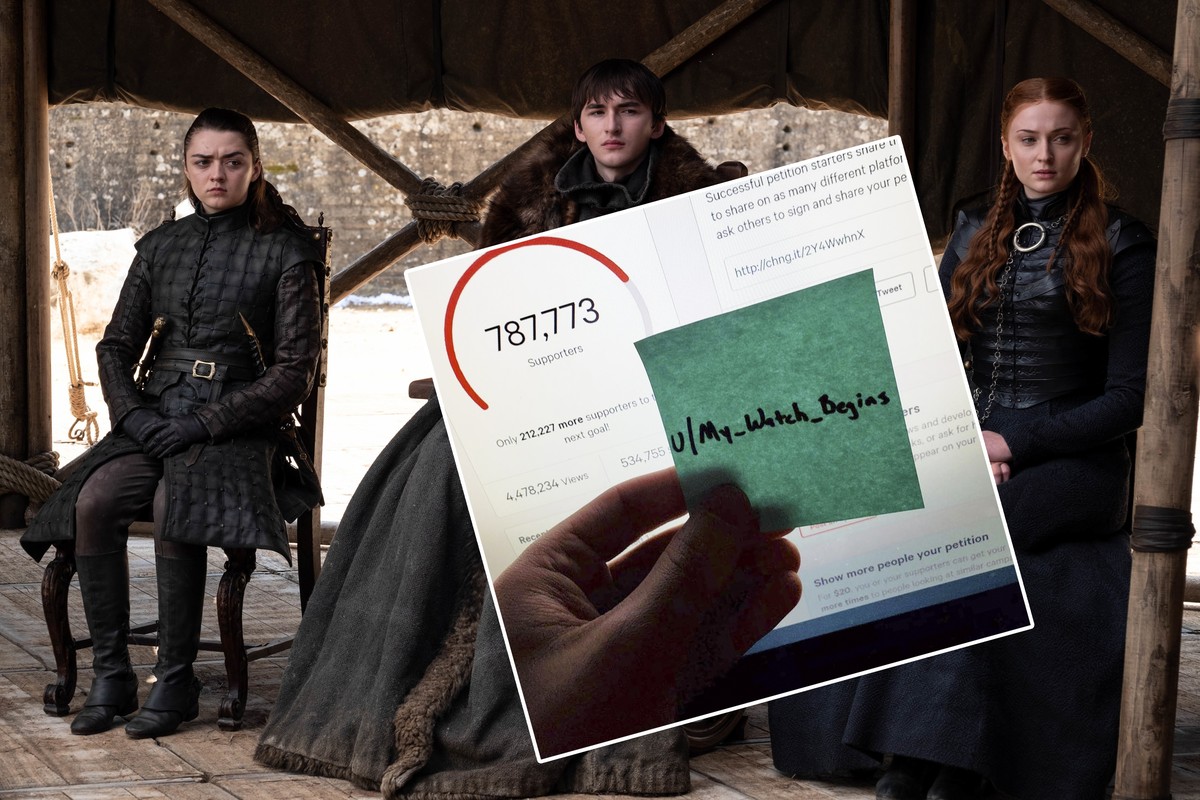 This image released by HBO shows from left to right Maisie Williams, Isaac Hempstead Wright and Sophie Turner in a scene from the final episode of "Game of Thrones," that aired Sunday, May 1 ...