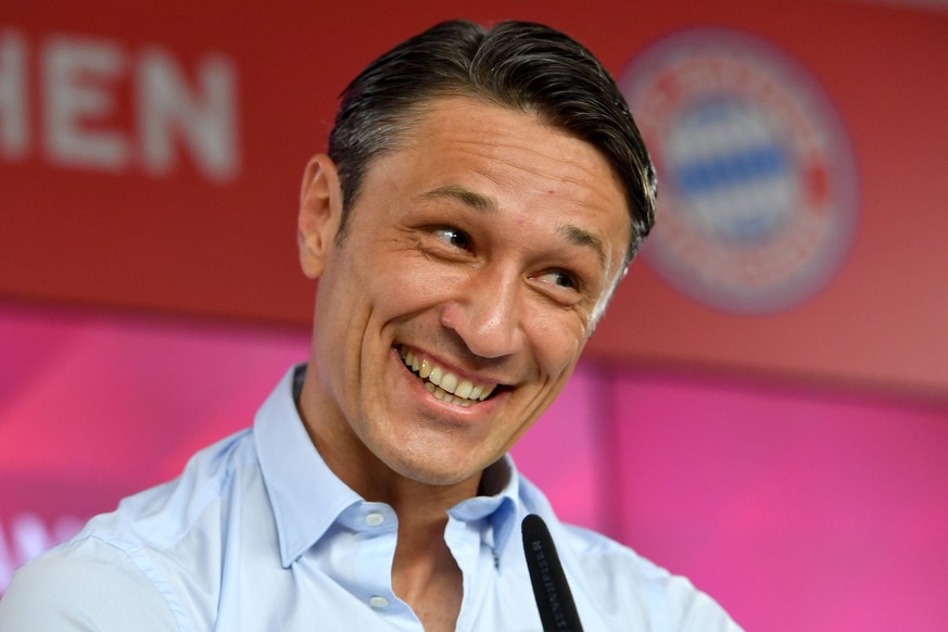 Niko Kovac hatte vor dem Spiel gegen Mainz beste Laune.