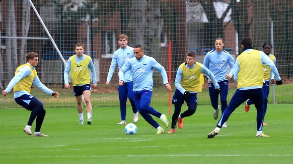 DEU, DFL, 2. FBL Hertha BSC, Training, / 17.12.2024, Sportforum, Berlin, DEU, DFL, 2. FBL Hertha BSC, Training, im Bild Karim Ben Hatira DFL - regulations prohibit any use of Photographs as image sequ ...