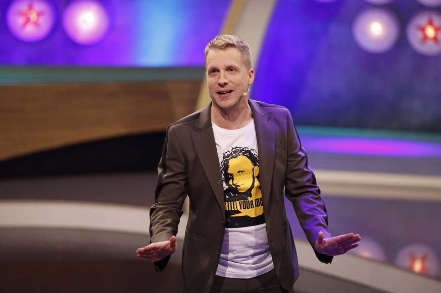 Oliver Pocher in der RTL-Live-Show Pocher vs. Wendler - Schluss mit lustig in den NOBEO Studios. Köln-Hürth, 01.03.2020 *** Oliver Pocher in the RTL live show Pocher vs Wendler End with funny in the N ...